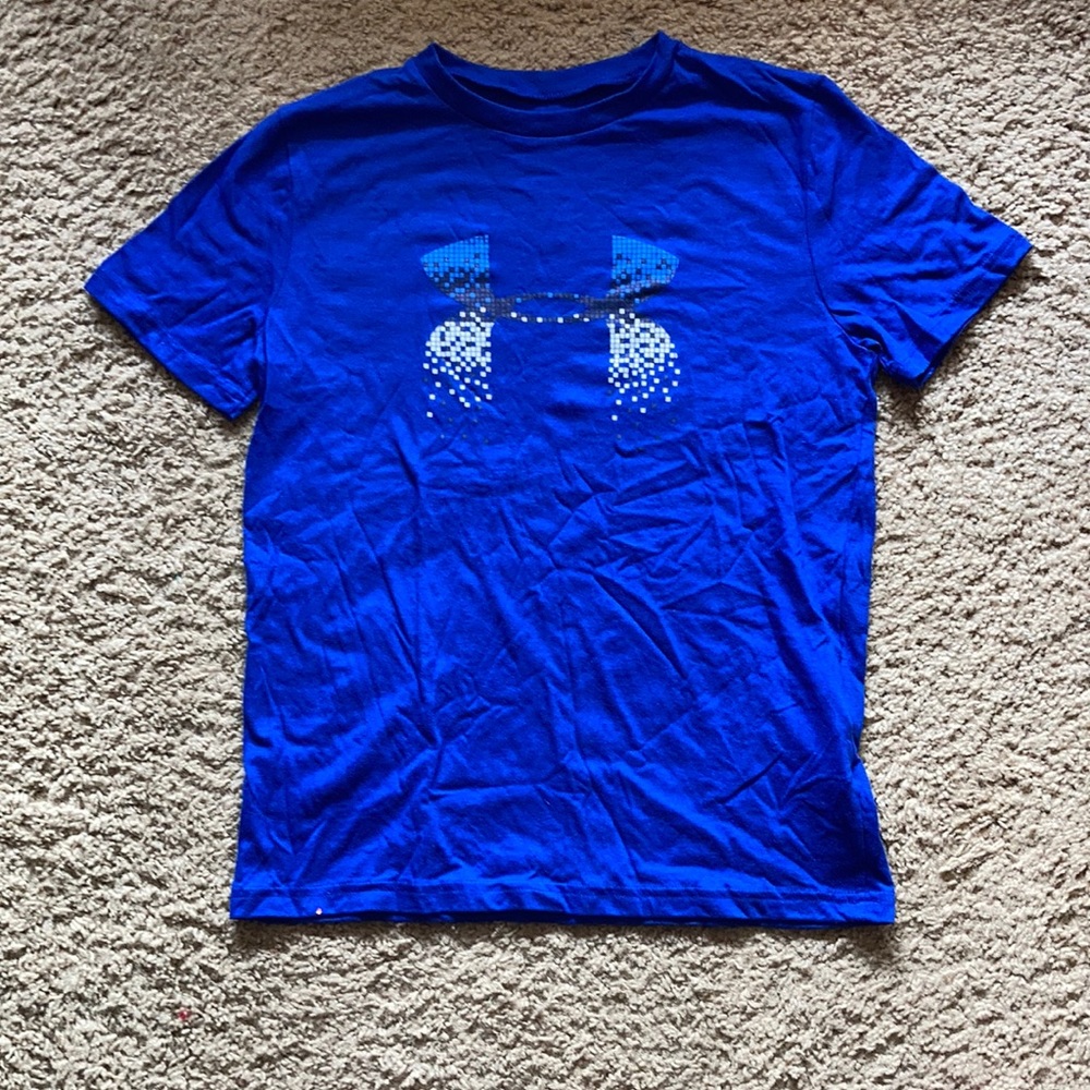 Under Armour blue shirt